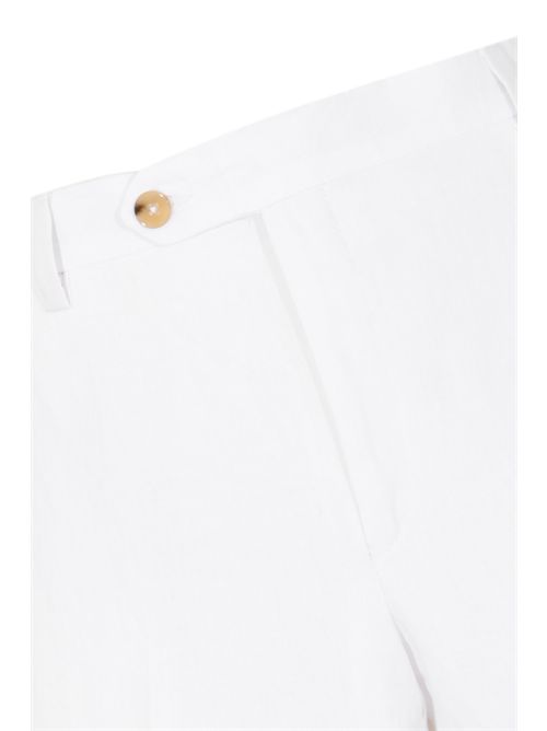 Pantalone in lino Bianco TONALI | 4NP04AB TXEEVUE12